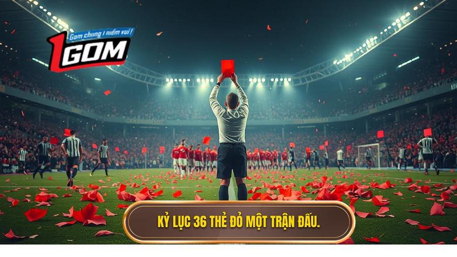 1. Kỷ Lục 36 Thẻ đỏ Một Trận đấu.