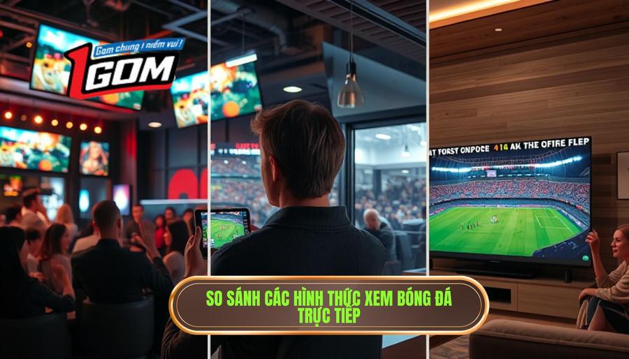 So sánh các hình thức xem trực tiếp bóng đá phổ biến hiện nay